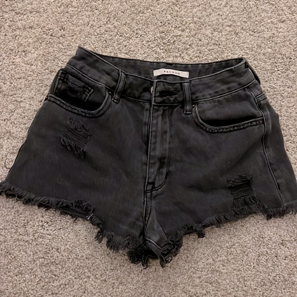 Black/ dark wash pacsun high rise size 23